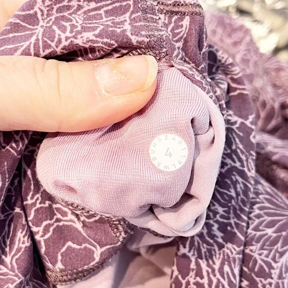 Lululemon Align Leggings Pant II 25" Arabesque Antoinette Smoky Quartz Purple 4 - Picture 3 of 9